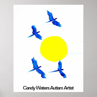 Candy Waters Autism Artist Poster