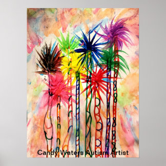 Candy Waters Autism Artist Poster