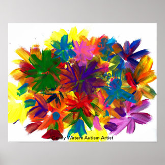 Candy Waters Autism Artist Poster