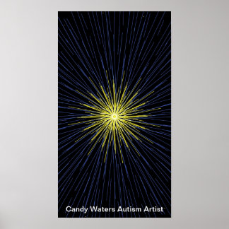 Candy Waters Autism Artist Poster