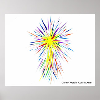 Candy Waters Autism Artist Poster