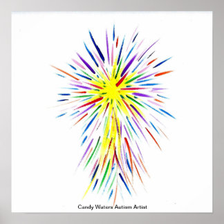 Candy Waters Autism Artist Poster