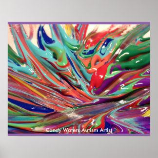 Candy Waters Autism Artist Poster