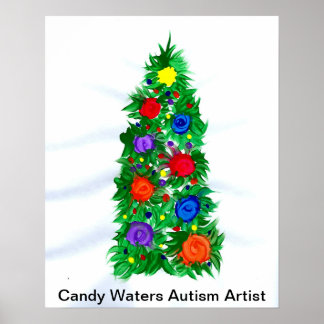 Candy Waters Autism Artist Poster