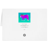 Candy - Whimsical Horse Products Cards (Back Horizontal)
