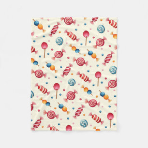 Candy Wonderland Fleece Blanket