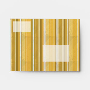 Candy Yellow Stripes Envelope