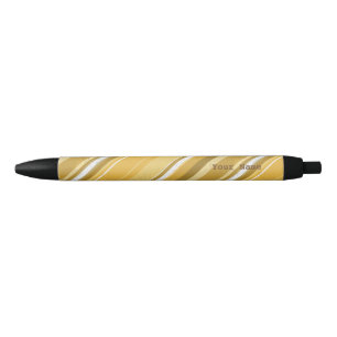 Candy Yellow Stripes Pen