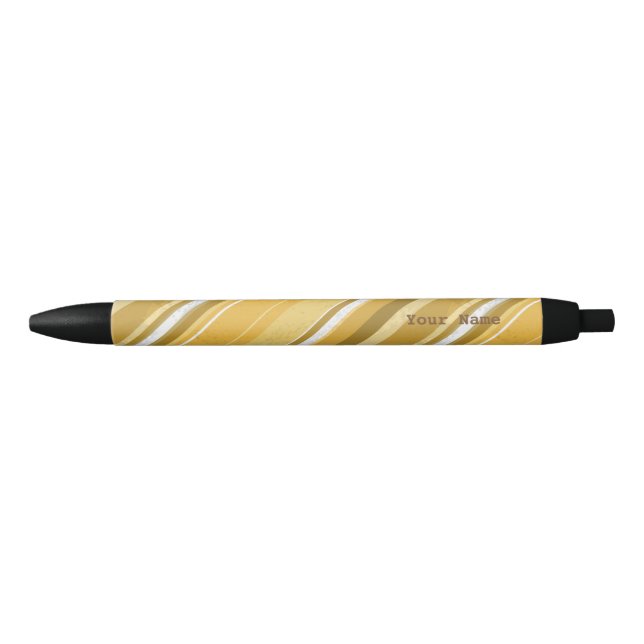 Candy Yellow Stripes Pen (Front)