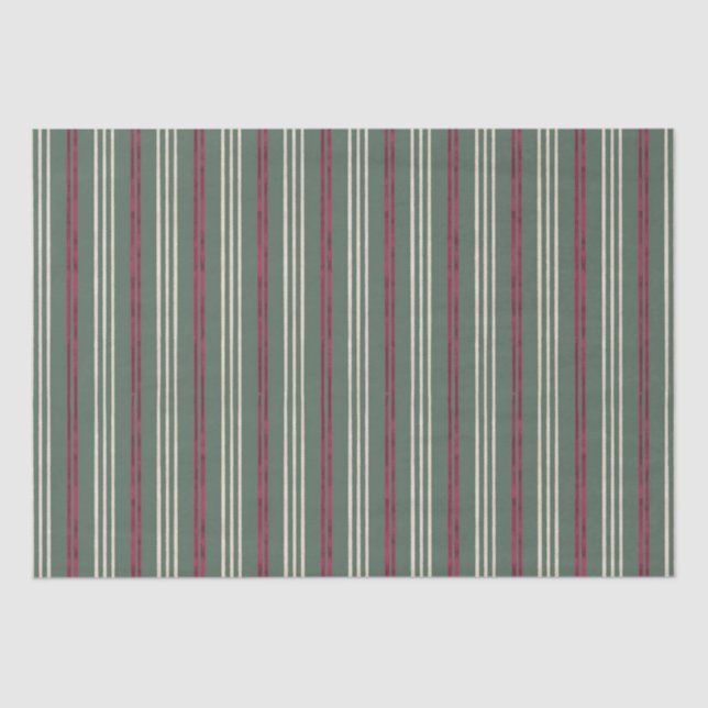 Candycane Palm, Hawaiian Style Christmas Tissue Paper (Front)