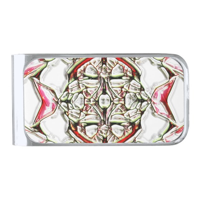 CandyCoded Silver Finish Money Clip (Front)