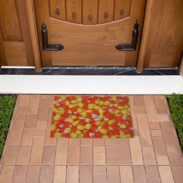 Candycorn Fiber Doormat (Insitu (Outdoor))