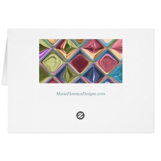 Candydrops Greeting Card Decorated Interior (Back Horizontal)