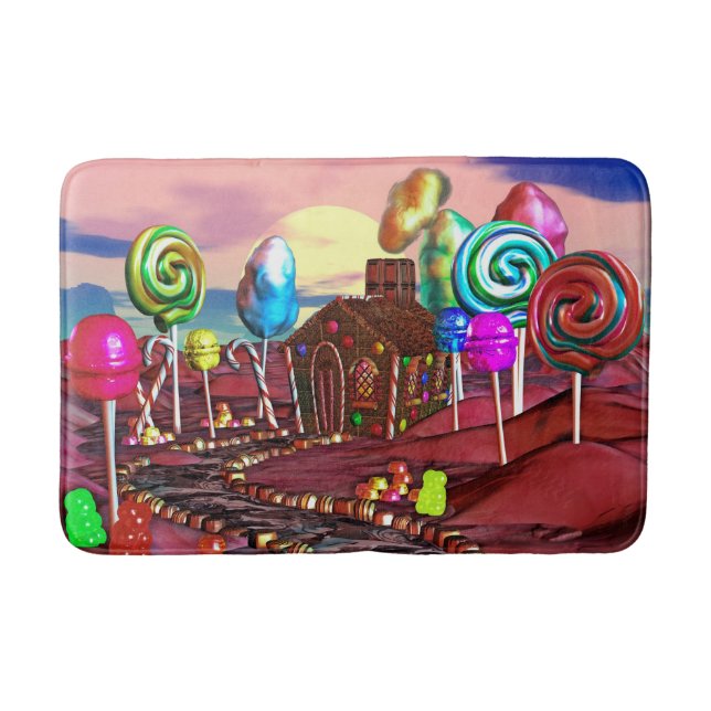 Candyland Bathroom Mat (Front)