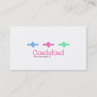 Candyland candy custom business card