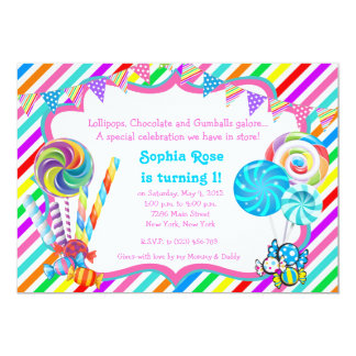 candy party invitation template sweet shop birthday party