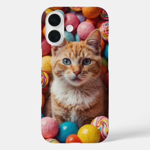 Candyland Cat iPhone 16 Case