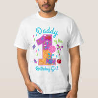 Candyland Daddy of the First Birthday lollipop