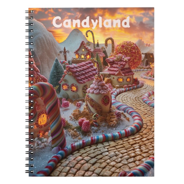 Candyland fantasy notebook (Front)