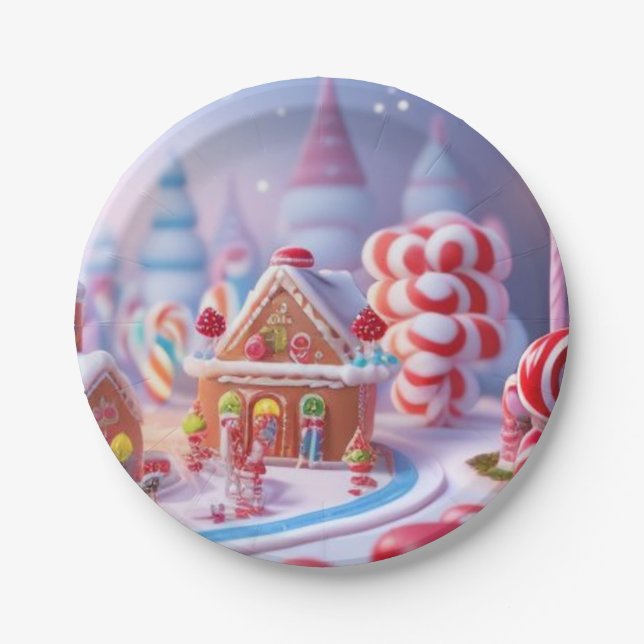 Candyland/Fantasy Town/Candy/Paper Plate (Front)