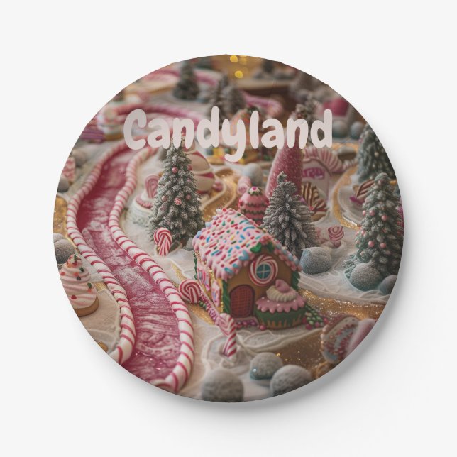 Candyland Paper Plates (Front)