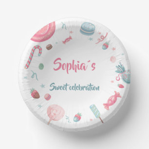 Candyland Party Decor Paper Bowls