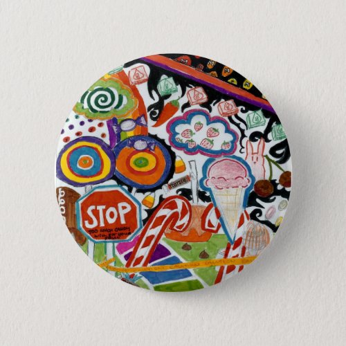 Candyland Pinback Button