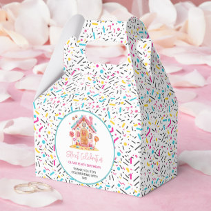 Candyland Sweet Celebration Kids Birthday Party Favor Boxes