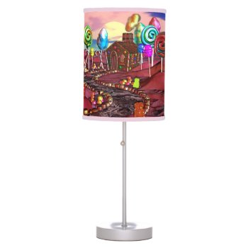 Candyland Table Lamp by BonniePhantasm at Zazzle