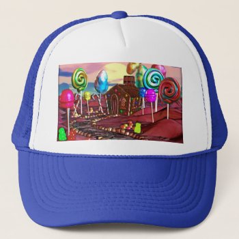 Candyland Trucker Hat by BonniePhantasm at Zazzle