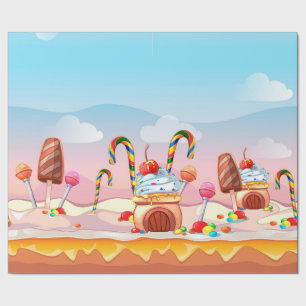 Candyland Wrapping Paper