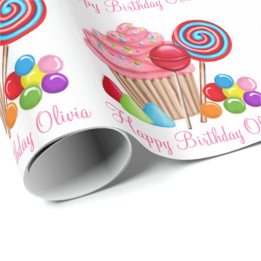 Candyland wrapping paper Zazzle