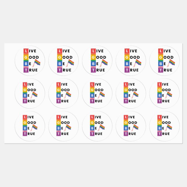 CandyOwl LGBT Stickers (Sheet)
