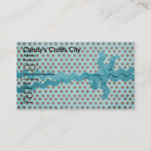 Candy's Crafts City Business Card