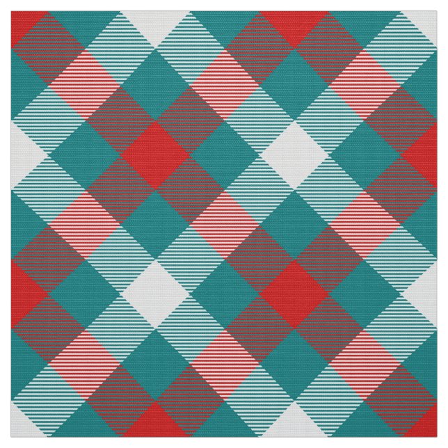 Candyshop Plaid Fabric (Swatch)