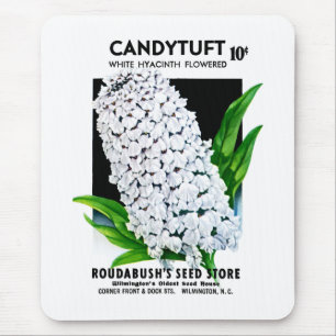 CandyTuft Seed Packet Label Mouse Pad