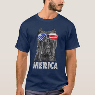 Cane Corso 4Th Of July Merica Men American Flag Su T-Shirt