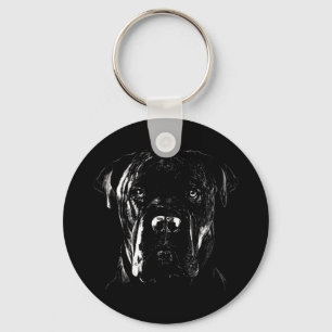 Cane Corso Art : Italian mastiff Keychain