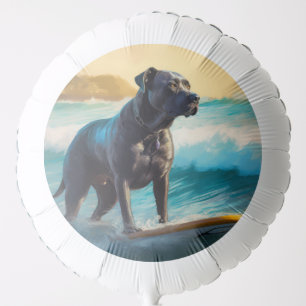 Cane Corso Beach Surfing Painting Balloon