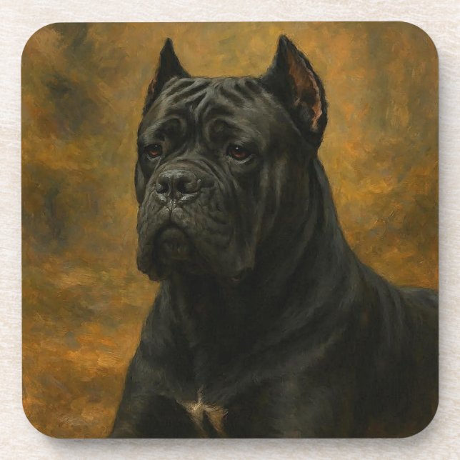 Cane Corso Beverage Coaster (Front)