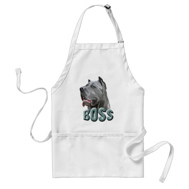 CANE CORSO BOSS ADULT APRON (Front)