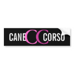 Cane Corso Breed Monogram Bumper Sticker