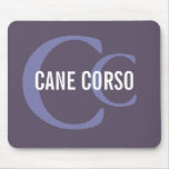 Cane Corso Breed Monogram Mouse Pad