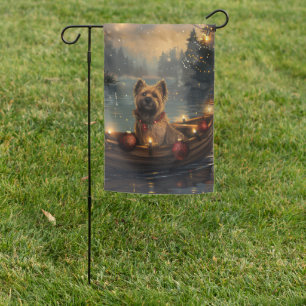 Cane Corso Christmas Festive Voyage Garden Flag