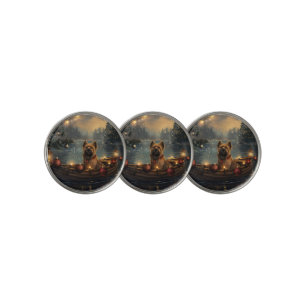 Cane Corso Christmas Festive Voyage Golf Ball Marker