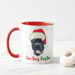 Cane Corso Christmas Santa's Bestie Family Pajama Mug