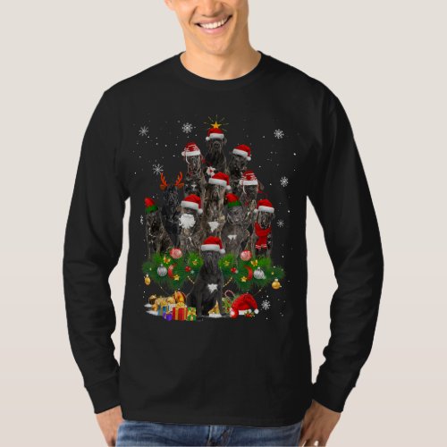 Cane Corso Christmas Tree Lights Funny Dog Xmas Gi T_Shirt