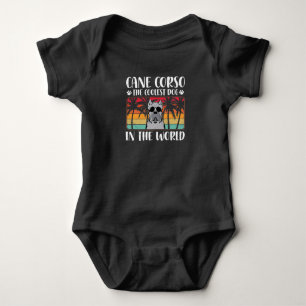 Cane Corso Coolest Dog   Owner Cane Corso Italiano Baby Bodysuit