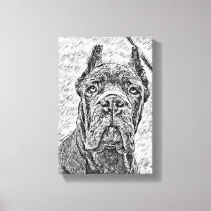 Cane Corso corsa puppy dog Canvas Print