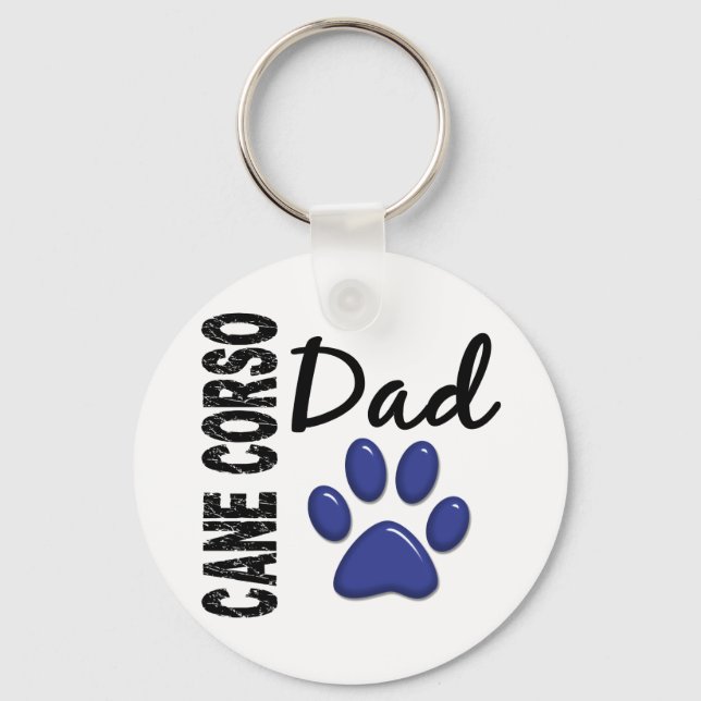 Cane Corso Dad 2 Keychain (Front)